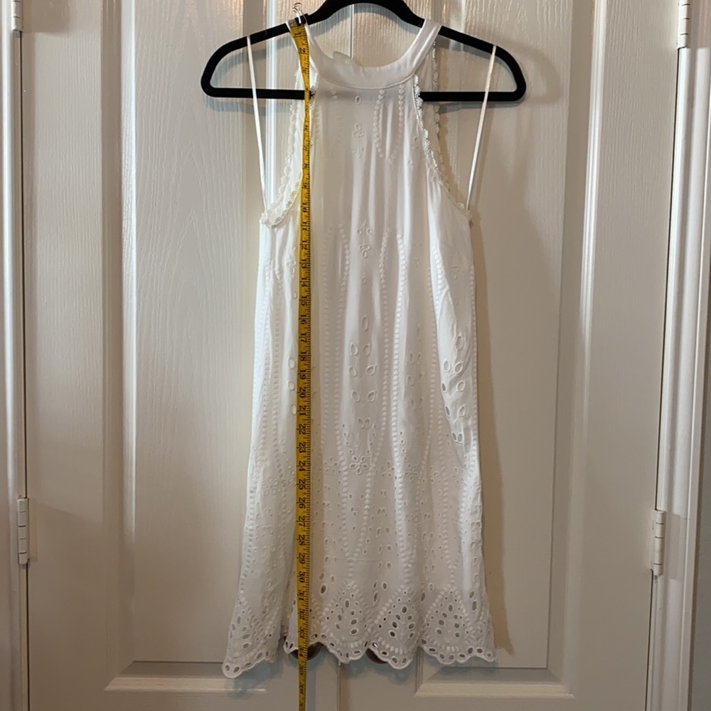 Lost and Wander off white dress size XS 100% rayon - Picture 5 of 12